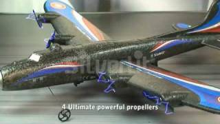 Flying Toys 2 Ch Speedy Plus RC Plane with 4 Propellers From Silverlit [upl. by Tteltrab641]