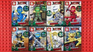 LEGO Ninjago Minifigures knockoff Sheng Yuan SY680 [upl. by Navnod354]