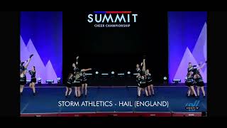 Storm Athletics Hail England Summit Cheer Championship 2023 Day 1 [upl. by Ahsilrac]