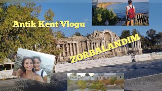 Antalya Antik Kent Vlogu Part 2 ZORBALANDIM [upl. by Dnaltiac]