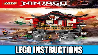 LEGO Instructions  Ninjago  70643  Temple of Resurrection [upl. by Domenic467]