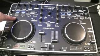 Denon MC 2000 DJ Controller  Demonstration with DJ Tutor [upl. by Elocim314]