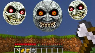 i Found Scary LUNAR MOON 😱 in Minecraft  Minecraft Lunar Moon [upl. by Richma501]