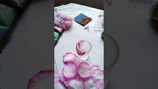 DIY Rose with Tissue paper shorts art diy [upl. by Heise]