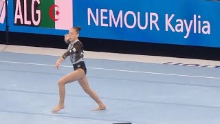 Kaylia Nemour  12700 Floor  Allaround Final  World Championships 2023 [upl. by Merilee79]