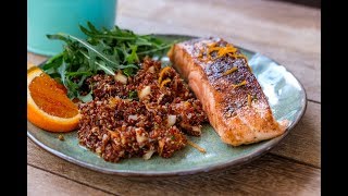 De Gezonde Goesting  Zalm met quinoa [upl. by Asirac]