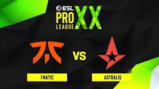 fnatic проти Astralis  ESL Pro League Season 20 [upl. by Annavoig590]