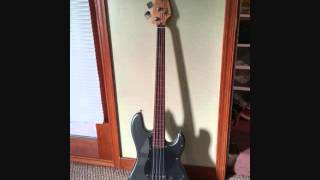 Ernie Ball Cobalt flatwound bass strings ON A FRETLESS [upl. by Ardnaskela]