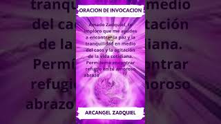 Oración Zadquiel Arcángel 💜🙏😇angelesyarcangeles conexionangelical zadquielarcangel rayovioleta [upl. by Ling]