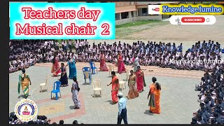 Musical chair Competition Beginning teachers day ஆசிரியர் தினம் இசை நாற்காலி Knowledgelumine [upl. by Novahc]