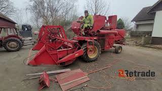 Skördetröska Massey Ferguson 866  Combine harvester finns på auktion hos Retradeeu [upl. by Colbert]