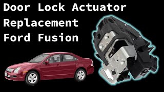 2006 Ford Fusion Door Lock Actuator  Door Latch Assembly Replacement [upl. by Aleusnoc508]