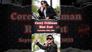 Corey Feldman at Riot Fest 2023 Shorts [upl. by Aiyt]