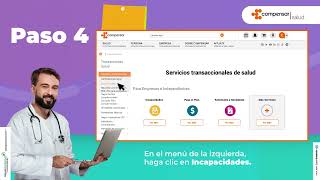 Radicación de certificación bancaria para pago de incapacidades  Compensar [upl. by Ekusoyr507]