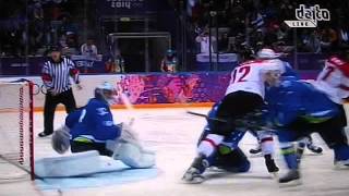 Slovenija 4  0 Austria SOCHI 2014 HIGHLIGHT [upl. by Ahsakat]