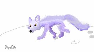 Fox walk cycle flipaclip animation [upl. by Eelsha]