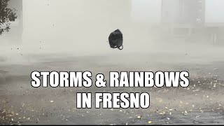 Storms amp Rainbows In Fresno [upl. by Yenahpets]