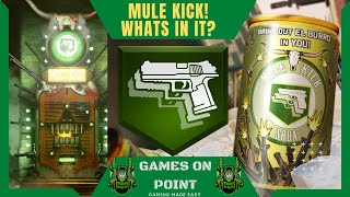 MULE KICK Ingredients Perk Analysis amp Breakdown  Call of Duty Zombies [upl. by Vedi]