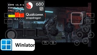 Winlator 712 Glicb Chysis SNAPDRAGON 680  CONFIG [upl. by Ecnerolf]