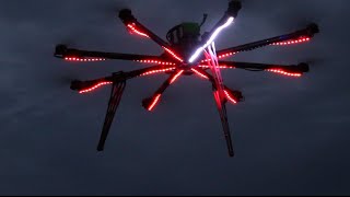 LED Strip on Octocopter [upl. by Sorenson]