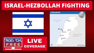 IsraelHezbollah Fighting  LIVE Breaking News Coverage Fears of War in Lebanon [upl. by Evey650]