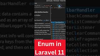 Enum in Laravel 11  how to use Enum in Laravel 11 [upl. by James]