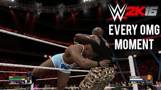 WWE 2K16 How to Perform Every OMG Moment Tutorial [upl. by Ttoille]