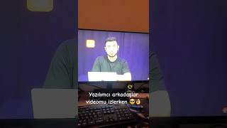 Hemen yazılımcı olmak isteyen arkadaşlar videomu izliyor ☺️ Anlat hızlı anlat 5x yok mu 😂 [upl. by Ydoow]