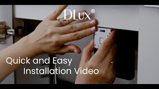 DLux Magnetic Cabinet Locks for Babies  How to Install Product in your Kitchen Instructional Video [upl. by Diraj]