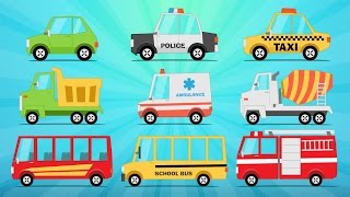 Learn Street Vehicles for Kids in Arabic  تعليم وسائل النقل باللغة العربية للاطفال [upl. by Sukul]