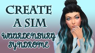 The Sims 4 CAS  Waardenburg Syndrome [upl. by Yttik]