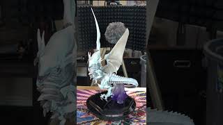 BlueEyes White Dragon Statue YuGiOh Duel Monsters Art Works [upl. by Orgel]