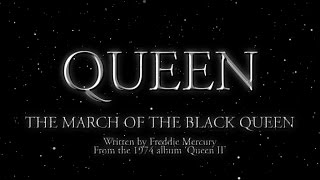 Queen  The March of The Black Queen Official Lyric Video [upl. by Dasa716]