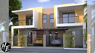 House Design Ideas l 3 Modern Duplex House Designs [upl. by Ettelloc]