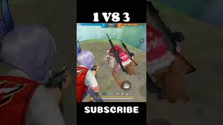 CR RANK 1 VS 3V🧐🤓 shorts trending freefireffsoloking [upl. by Blayze933]