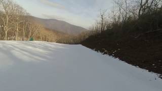 Skiing Tequila and Sunrise Wintergreen Resort Virginia [upl. by Hesoj]