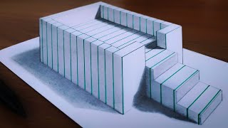 Easy and unique 3d illusion drawing how to draw a hole 3d illusion [upl. by Aldwin]