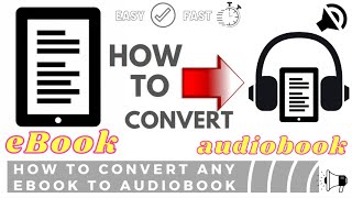 How to convert an ebook to an audiobook with PocketBook Reader [upl. by Phillada]