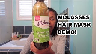 MOLASSES DEEP CONDITIONING HAIR TREATMENT FOR GREY HAIR REVERSAL [upl. by Medlin]