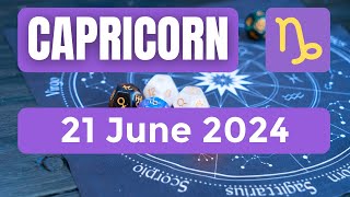 Capricorn horoscope  Capricorn Horoscope for Today 21 June 2024 [upl. by Sochor]