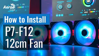 How To Install Your P7F12 RGB Fans [upl. by Ahsenwahs]