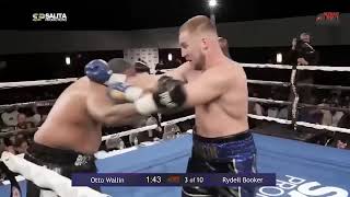 OTTO WALLIN VS RYDELL BOOKER FULL FIGHT [upl. by Yeaton225]