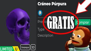 ¡RAPIDO CONSIGUE GRATIS MASCARA ESQUELETO Y MAS ITEMS GRATIS EN ROBLOX [upl. by Elle]