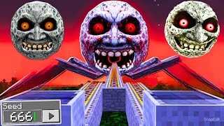 i Found Scary LUNAR MOON 😱 in Minecraft  Minecraft Lunar Moon [upl. by Carlota621]