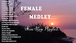 FEMALE MEDLEY  BEST FEMALE CLASSIC SONGS 80s amp 90s With Lyrics [upl. by Lewis344]