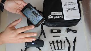 Eachine E58 Drone Telefona Bağlanma Kutu İçeriği [upl. by Eiramacissej]