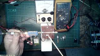 DIY Directional Coupler 58GHz semi rigid coax RG402 Part 2a coupled line [upl. by Graehl429]