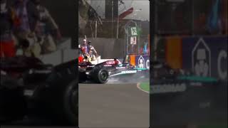 FP22024 Mexico City GP George Russell accidentformula1 edit [upl. by Mallin]