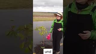 Ecoprotesters try to plant a tree in middle of a runway after taking over airport [upl. by Zerdna942]