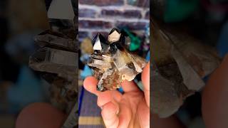 Smokey Citrine Cluster top find 😍 crystals starseed crystal gemstone naturelovers gems fyp [upl. by Kendre]